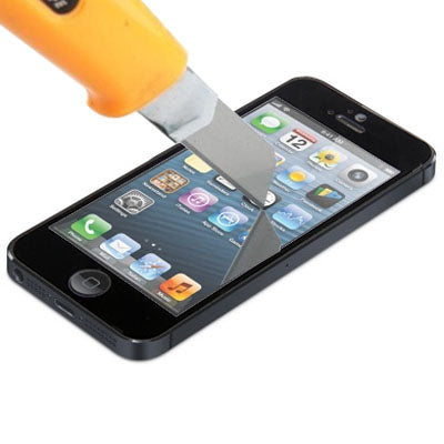 適用於iPhone 5 & 5S & 5C 鋼化玻璃保護膜 絲印大邊