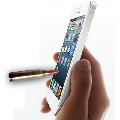 適用於iPhone 5 & 5S & 5C 鋼化玻璃保護膜 絲印大邊