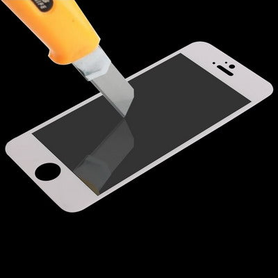 適用於iPhone 5 & 5S & 5C 鋼化玻璃保護膜 絲印大邊