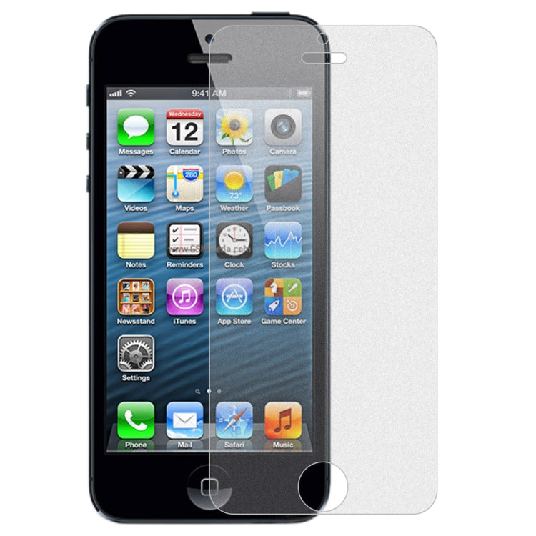 適用於iPhone 5 & 5S & 5C   0.3mm 2.5D 平面磨砂鋼化玻璃保護膜