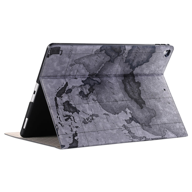 適用於iPad Air 2 復古地圖圖案保護皮套帶支架&卡槽&錢包 隨機發貨