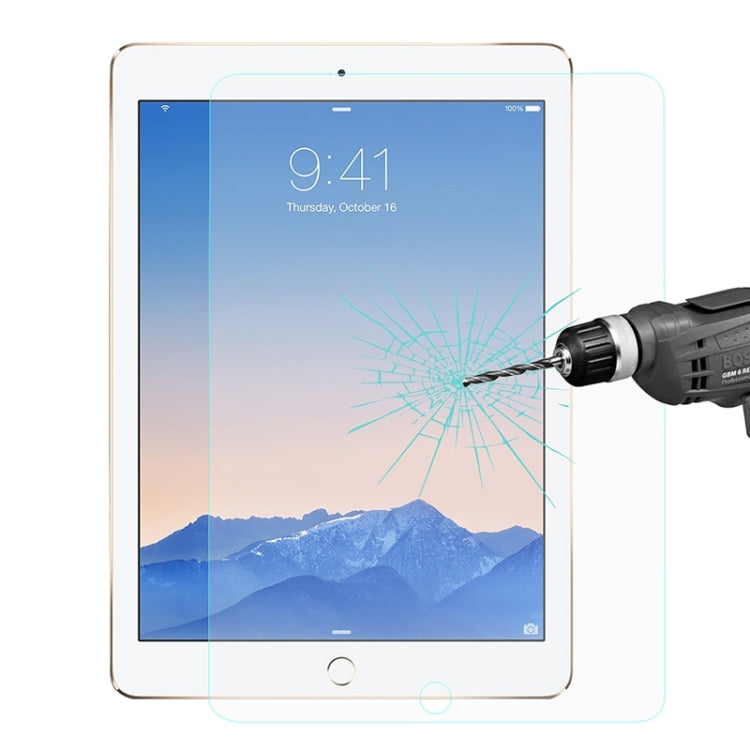 草帽王子 適用於蘋果iPad Air / Air 2 / 2017 0.33mm厚度 9H表面硬度 2.5D弧邊鋼化玻璃膜