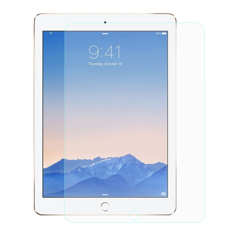 草帽王子 適用於蘋果iPad Air / Air 2 / 2017 0.33mm厚度 9H表面硬度 2.5D弧邊鋼化玻璃膜