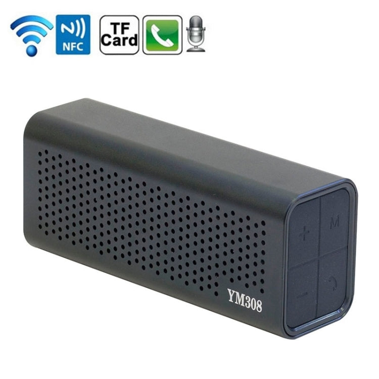 YM-308 便攜式可充電NFC藍牙音箱，支持TF卡