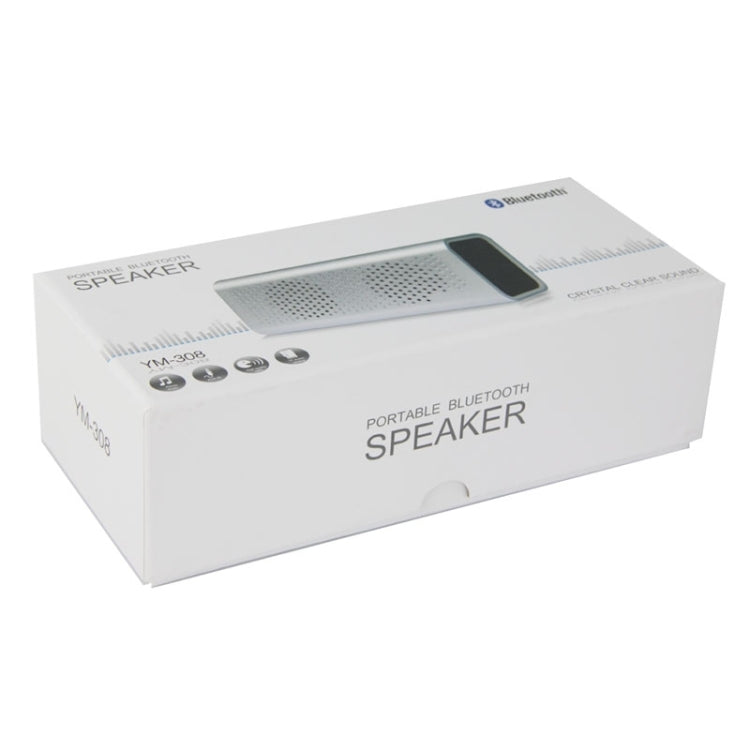 YM-308 便攜式可充電NFC藍牙音箱，支持TF卡