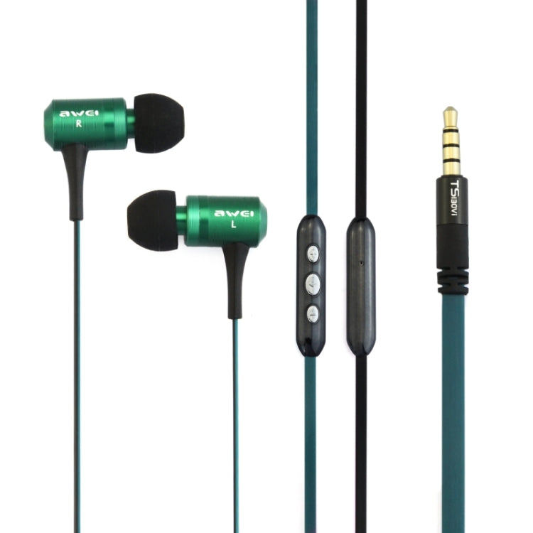 Awei-TS130Vi 麵條樣式帶麥耳機 適用於三星可加減音量，及上下一曲