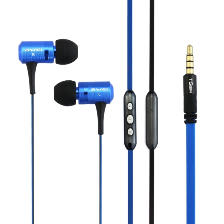 Awei-TS130Vi 麵條樣式帶麥耳機 適用於三星可加減音量，及上下一曲