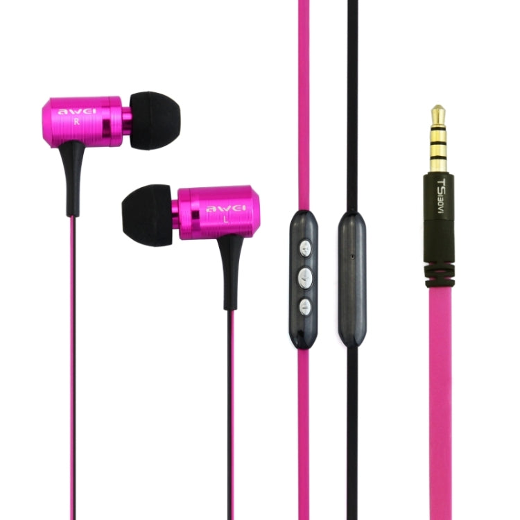 Awei-TS130Vi 麵條樣式帶麥耳機 適用於三星可加減音量，及上下一曲