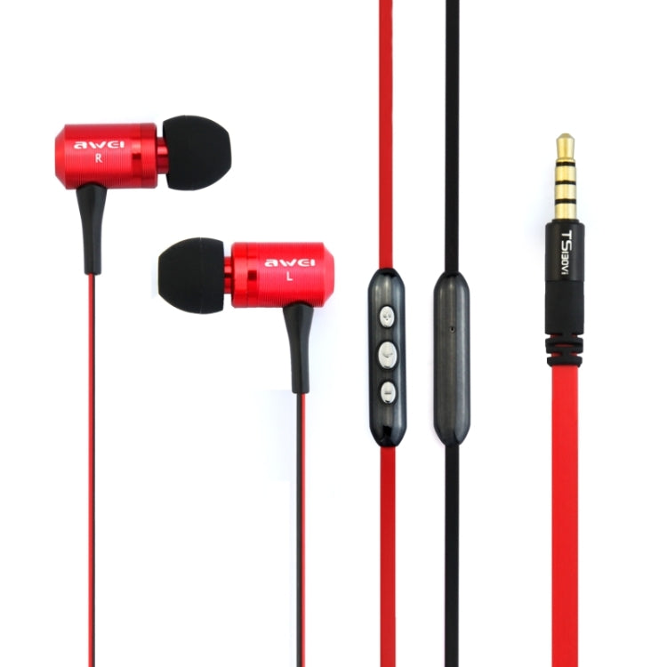 Awei-TS130Vi 麵條樣式帶麥耳機 適用於三星可加減音量，及上下一曲