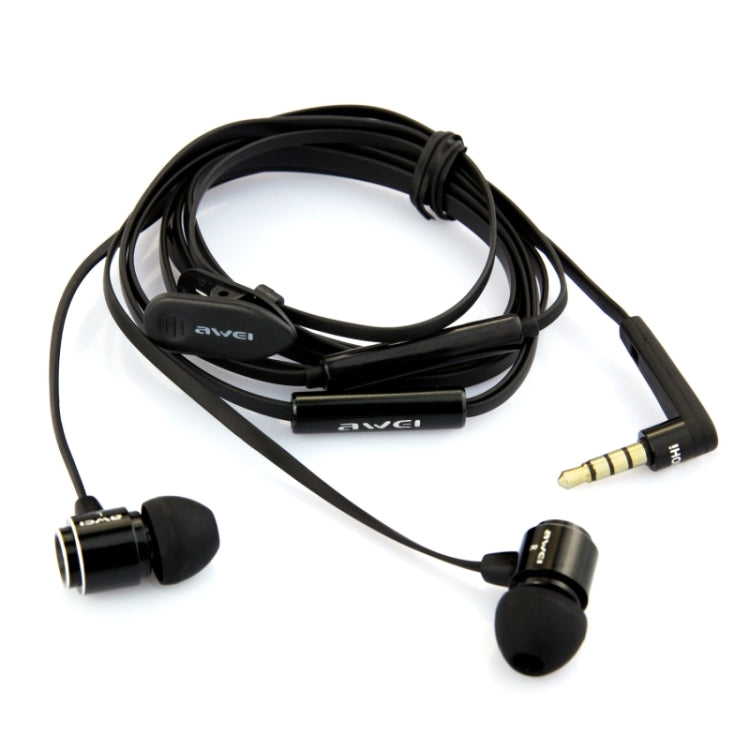 awei S10HI 麵條樣式帶麥耳機 適用於三星可加減音量，及上下一曲