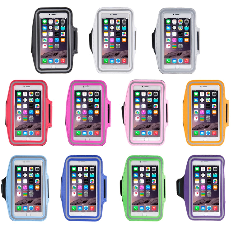 5.5英寸適用於iPhone 6 Plus 運動臂帶 帶耳機孔和鑰匙口