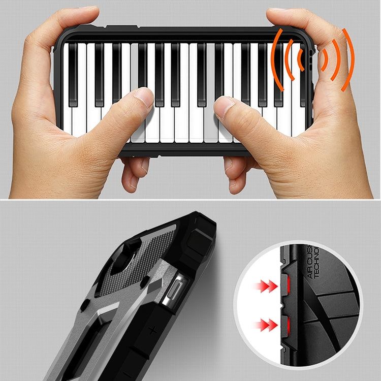 適用於蘋果iPhone 6 Plus & 6s Plus 5.5寸 金剛鐵甲TPU PC組合殼