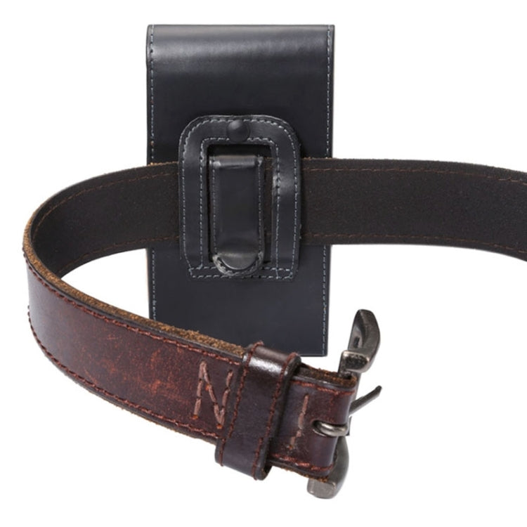 適用於iPhone 6 Plus 光面紋背夾扣上下開豎套掛腰包