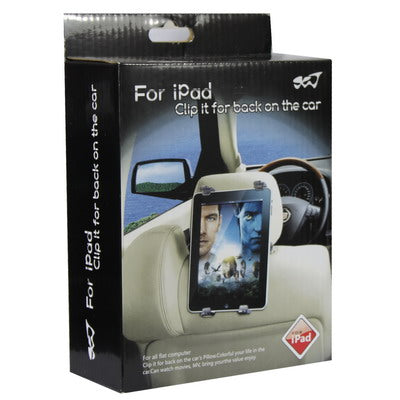適用於iPad汽車後座頭枕伸縮式車載支架，支架伸縮範圍：16厘米～25厘米