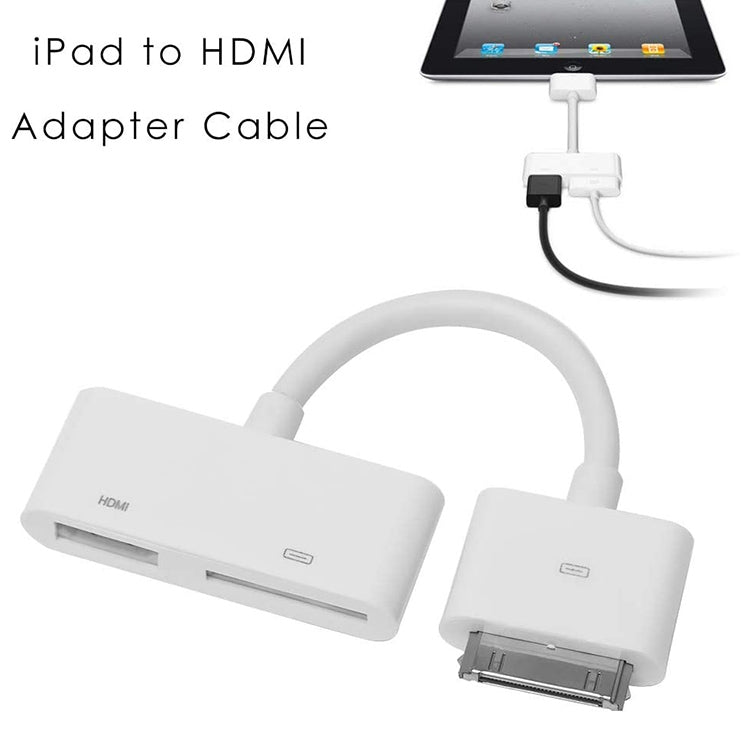 数字AV適配器, 支持HDMI 適用於iPad 3 /  iPad 2 / iPad / iPhone 4 & 4S / iPod Touch 4