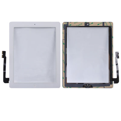 適用於New iPad  按鍵 + 按鍵排線 + 貼紙 觸摸總成 , For New iPad+Adhesive, For New iPad + Adhesive