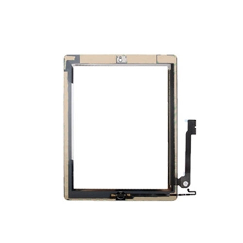 適用於iPad 4 按鍵 + 按鍵排線 + 貼紙 觸摸總成 , For iPad 4