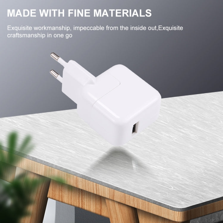 10W USB電源適配器旅行充帶可拆卸插腳 適用於iPod / iPhone，歐規
