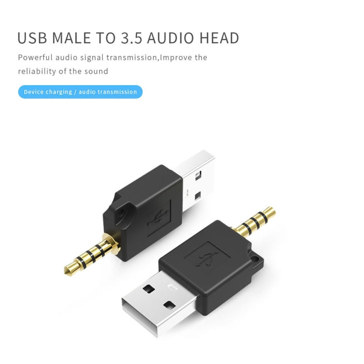 適用於iPod shuffle 3rd / 2nd USB轉3.5mm轉接頭