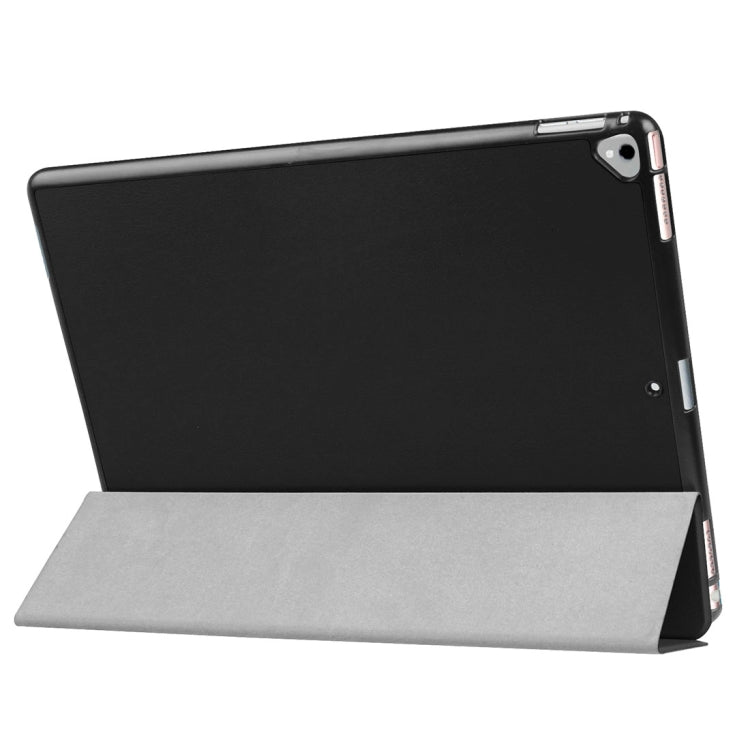 Custer Texture Horizontal Flip Smart Leather Case with 3-folding Holder  & Sleep / Wake-up Function for iPad ro 12.9 inch 2017 / 2015