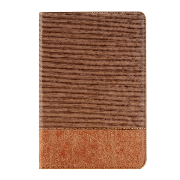 適用於iPad Pro 12.9英寸  十字紋配羊皮紋左右開皮套 帶支架&卡槽&錢包