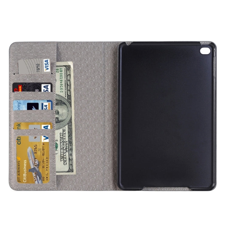 適用於iPad Pro 12.9英寸  十字紋配羊皮紋左右開皮套 帶支架&卡槽&錢包