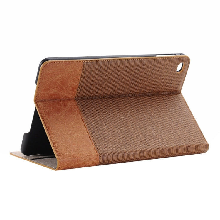適用於iPad Pro 12.9英寸  十字紋配羊皮紋左右開皮套 帶支架&卡槽&錢包