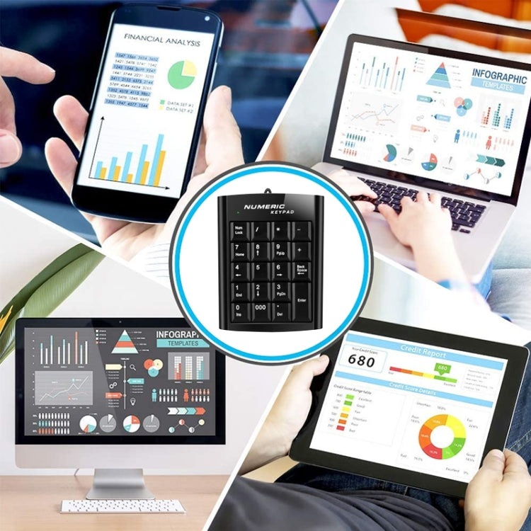 19按鍵USB数字鍵盤