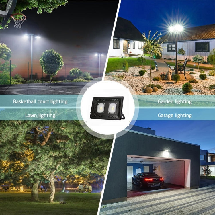 100W超薄投光燈, 2 x 48 顆SMD 2835,HX-TGDA-100W, AC 90-140V