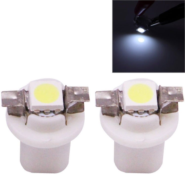 B8.5 0.2W 12LM 1 LED SMD 5050 汽車儀錶燈 2個一組/一對, 0.2W B8.5