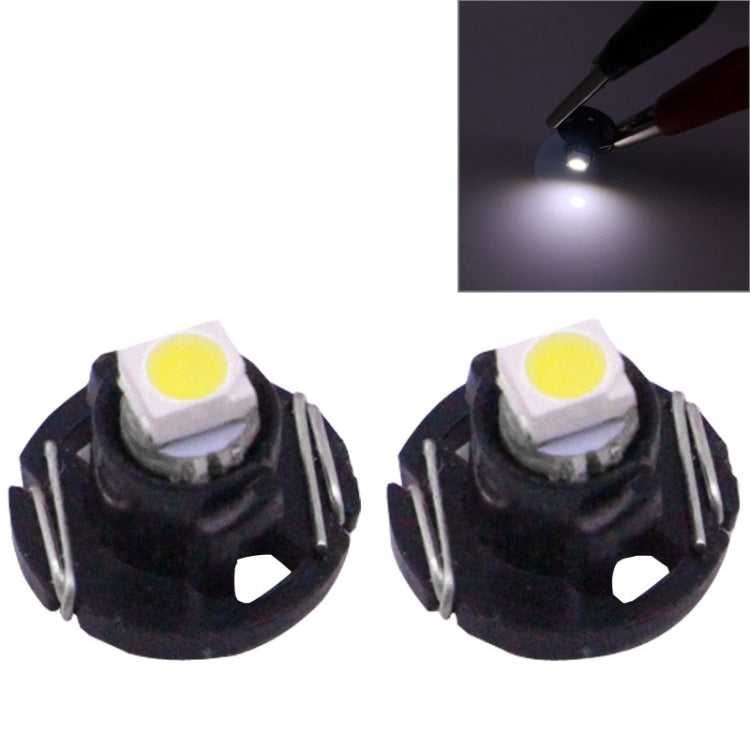 T4.2 0.1W 5LM 1 LED SMD 3528 汽車儀錶燈 白光 2個一組/一對, 0.1W T4.2