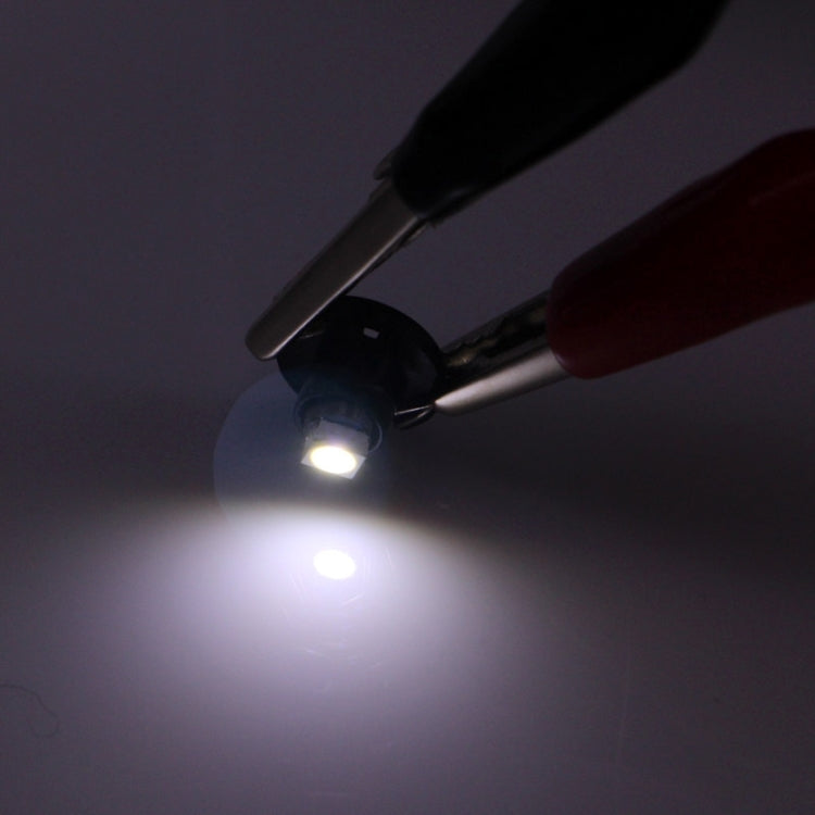 T4.2 0.1W 5LM 1 LED SMD 3528 汽車儀錶燈 白光 2個一組/一對, 0.1W T4.2