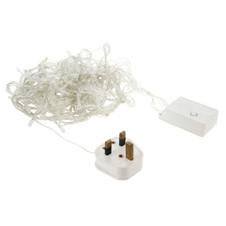 10米  100燈珠防水裝飾燈串 8大功能控制器 白光 英規 220V