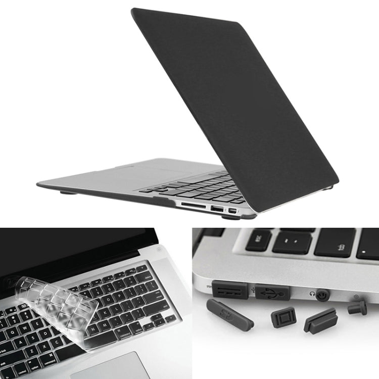 ENKAY 草帽王子 3合1套裝 MacBook Air 11.6 inch 美版 / A1370 / A1465 適用於蘋果筆記本保護殼 磨砂殼+TPU鍵盤保護膜+防塵塞