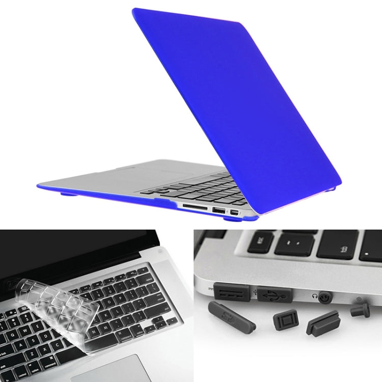 ENKAY 草帽王子 3合1套裝 MacBook Air 11.6 inch 美版 / A1370 / A1465 適用於蘋果筆記本保護殼 磨砂殼+TPU鍵盤保護膜+防塵塞