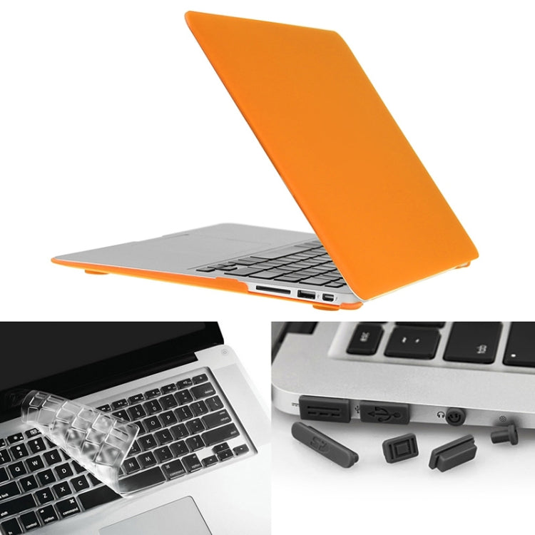 ENKAY 草帽王子 3合1套裝 MacBook Air 11.6 inch 美版 / A1370 / A1465 適用於蘋果筆記本保護殼 磨砂殼+TPU鍵盤保護膜+防塵塞