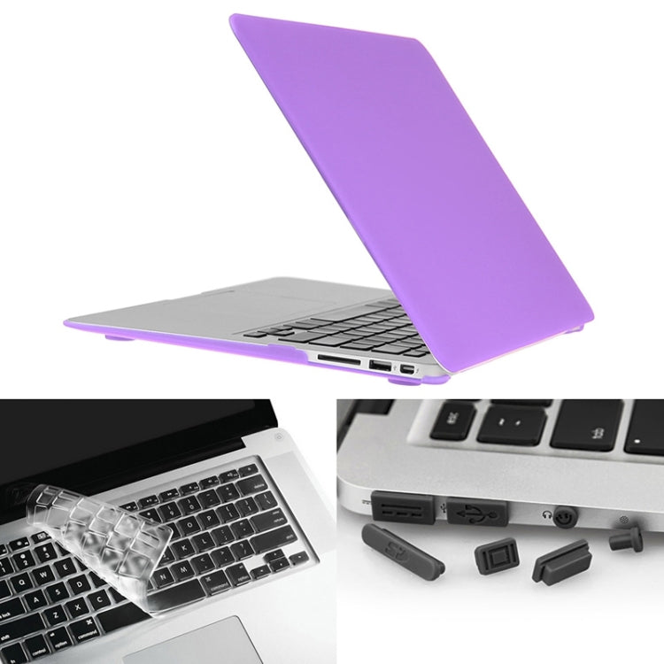 ENKAY 草帽王子 3合1套裝 MacBook Air 11.6 inch 美版 / A1370 / A1465 適用於蘋果筆記本保護殼 磨砂殼+TPU鍵盤保護膜+防塵塞