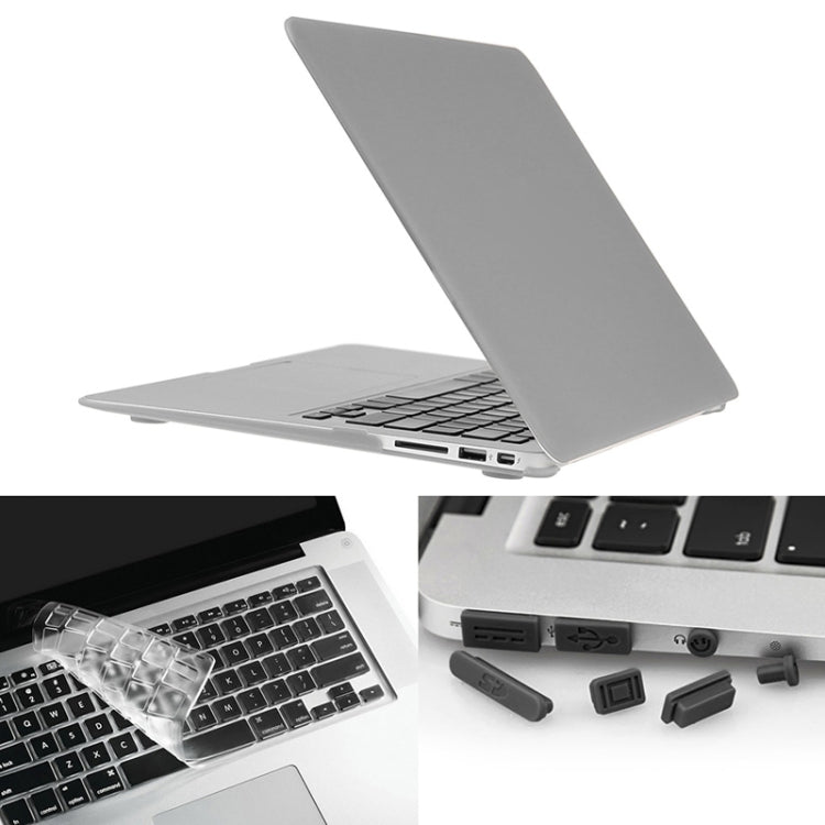 ENKAY 草帽王子 3合1套裝 MacBook Air 13.3 inch 美版 / A1369 / A1466 適用於蘋果筆記本保護殼 磨砂殼+TPU鍵盤保護膜+防塵塞