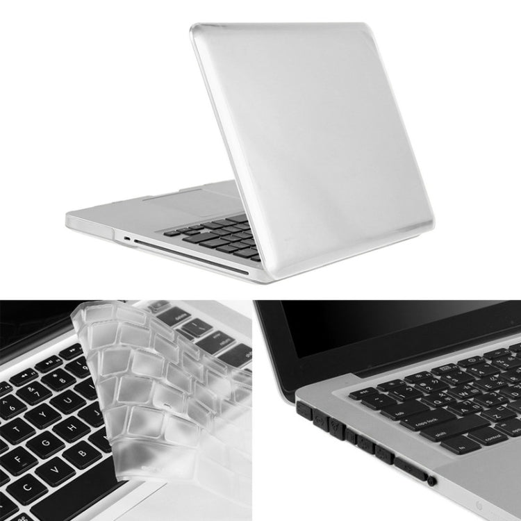 ENKAY 草帽王子 3合1套裝 MacBook Pro 13.3 inch 美版 / A1278 適用於蘋果筆記本保護殼 水晶殼+TPU鍵盤保護膜+防塵塞