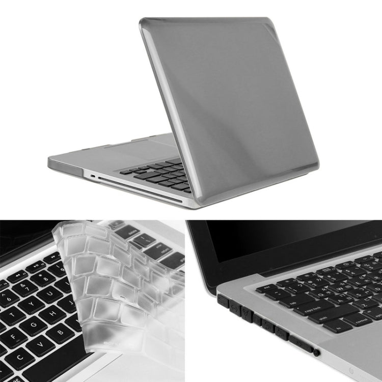 ENKAY 草帽王子 3合1套裝 MacBook Pro 15.4 inch 美版 / A1286 適用於蘋果筆記本保護殼 水晶殼+TPU鍵盤保護膜+防塵塞