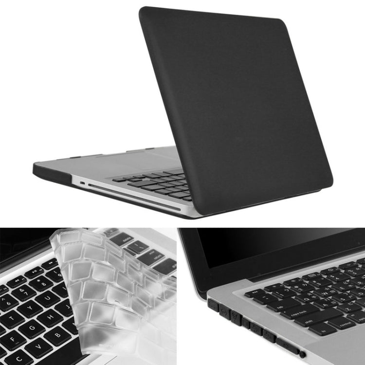 ENKAY 草帽王子 3合1套裝 MacBook Pro 13.3 inch 美版 / A1278 適用於蘋果筆記本保護殼 磨砂殼+TPU鍵盤保護膜+防塵塞