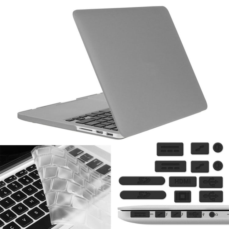 ENKAY 草帽王子 3合1套裝 MacBook Pro Retina 13.3 inch 美版 / A1425 / A1502 適用於蘋果筆記本保護殼 磨砂殼+TPU鍵盤保護膜+防塵塞