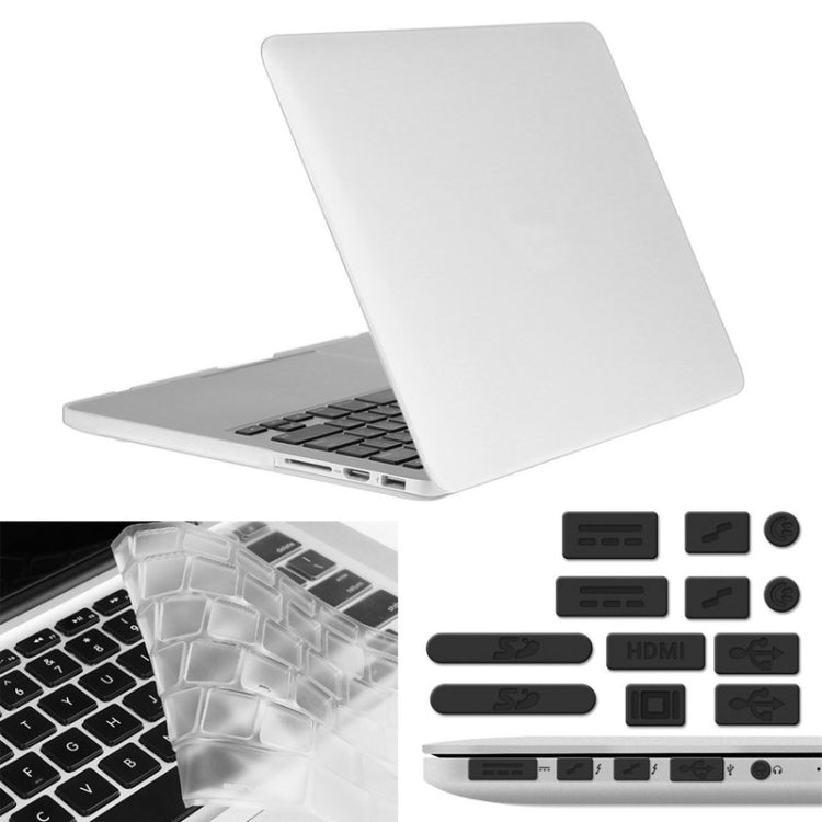 ENKAY 草帽王子 3合1套裝 MacBook Pro Retina 13.3 inch 美版 / A1425 / A1502 適用於蘋果筆記本保護殼 磨砂殼+TPU鍵盤保護膜+防塵塞