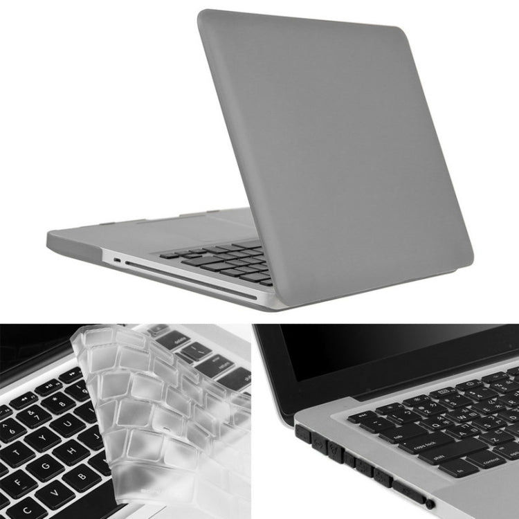 ENKAY 草帽王子 3合1套裝 MacBook Pro 15.4 inch 美版 / A1286 適用於蘋果筆記本保護殼 磨砂殼+TPU鍵盤保護膜+防塵塞