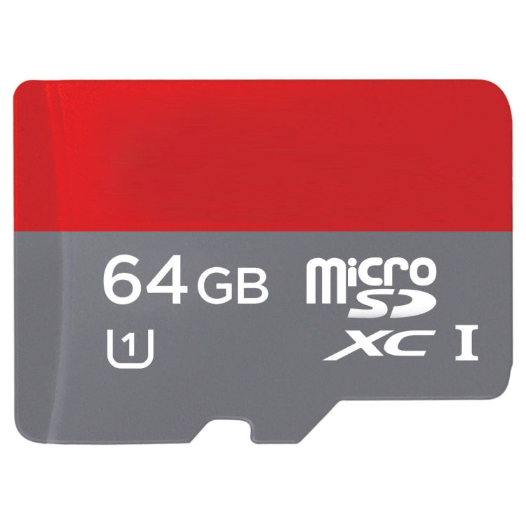 64GB TF/Micro SDHC UHS-1 紅版存儲卡帶適配器
