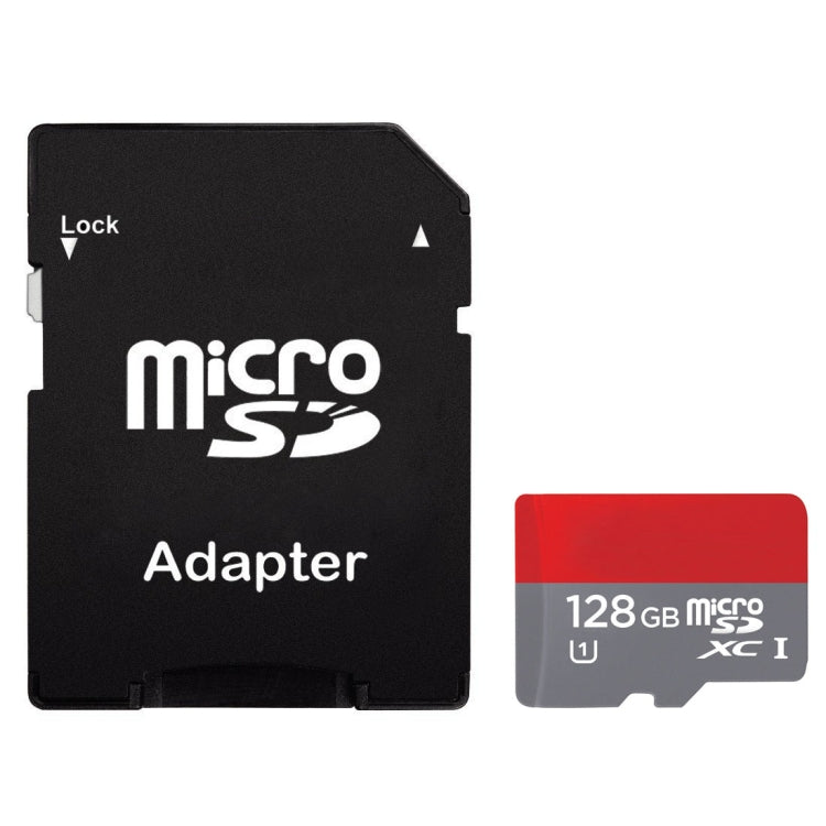 128GB TF/Micro SDHC UHS-1 紅版存儲卡帶適配器