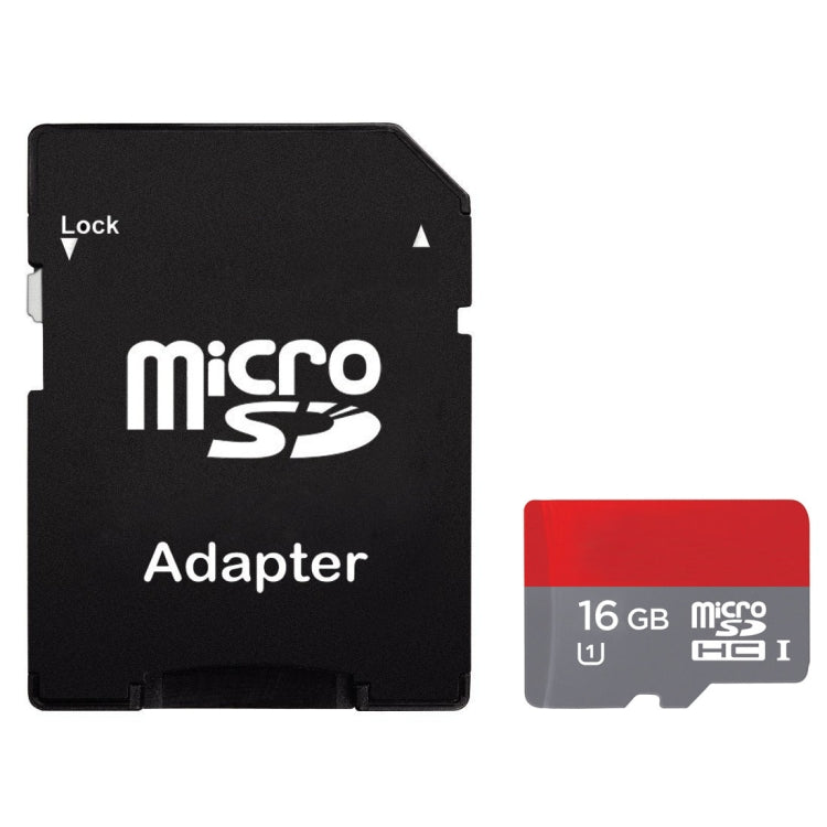16GB TF/Micro SDHC UHS-1 紅版存儲卡帶適配器