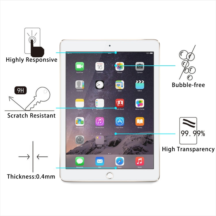 適用於蘋果iPad Mini 4 & Mini 2019 0.40mm直面 鋼化玻璃膜