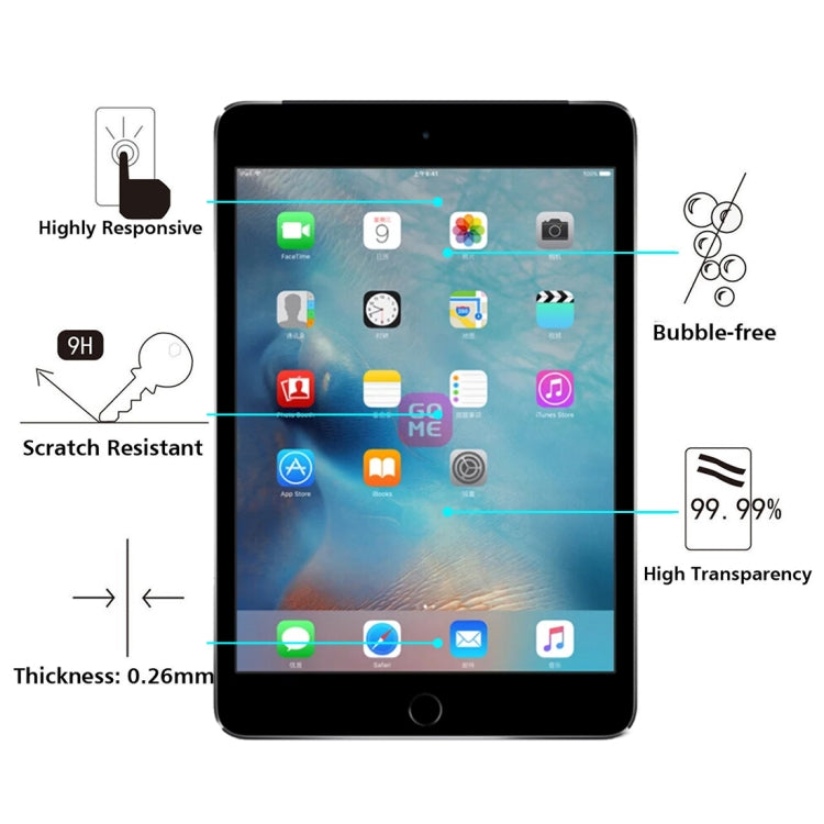 適用於iPad mini / mini 2 Retina / mini 3 0.3mm弧面 鋼化玻璃膜