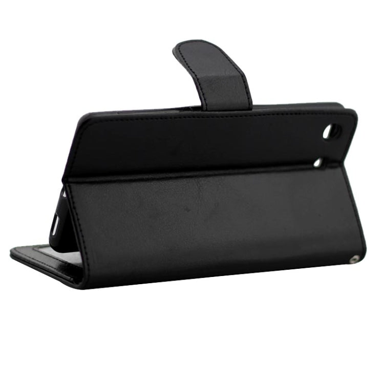 適用於索尼 Xperia M5/E5603/E5606/E5653/E5633/E5643/E5663   瘋馬紋左右開皮套 帶支架&卡槽&錢包&相框